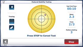 Sample Screens Postural Sway