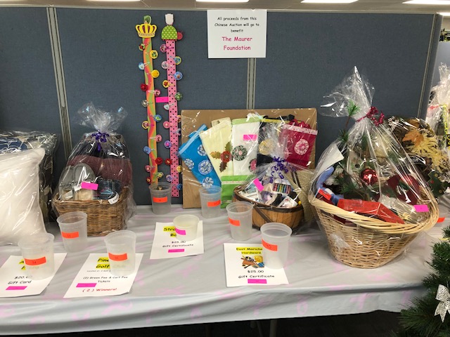Biodex annual charitable Chinese Auction